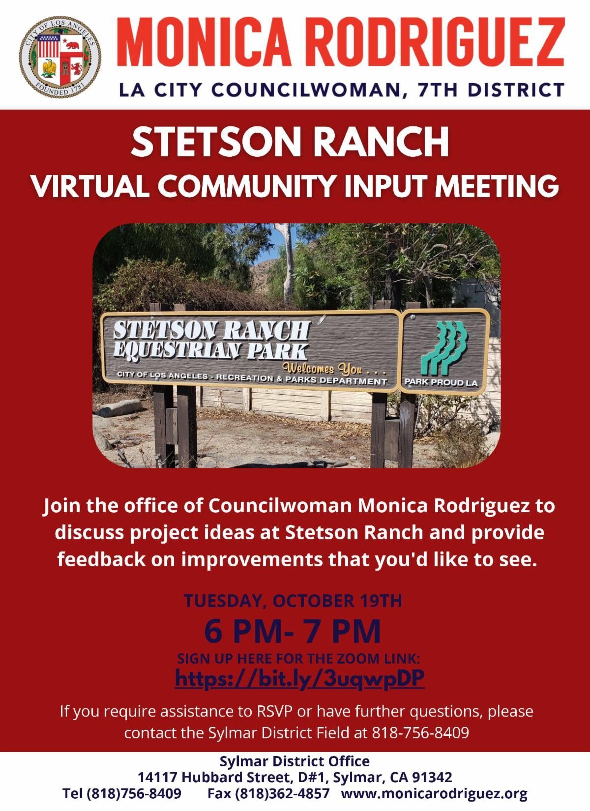 Stetson Ranch Park Community Meeting