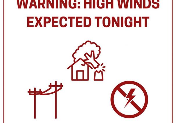 High Winds Expected Tonight1