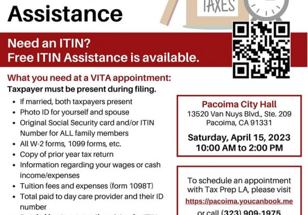 FREE Tax Prep Assistance Workshop