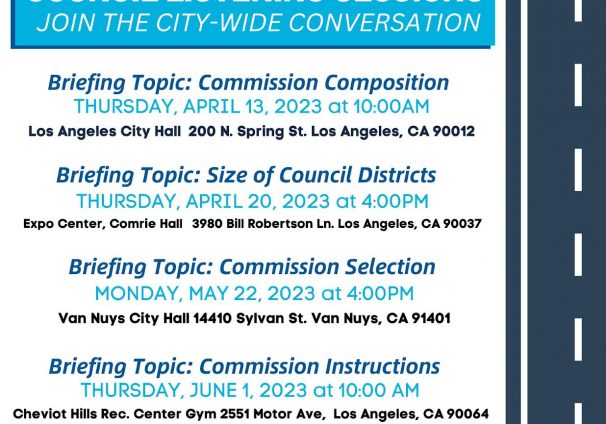 The Road to Reform LA will Conduct Listening Sessions City-Wide