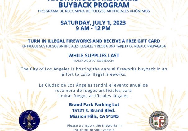 Third Anonymous Fireworks Buyback Program