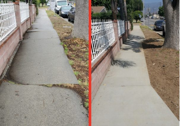 Reported and Repaired Uneven Sidewalk