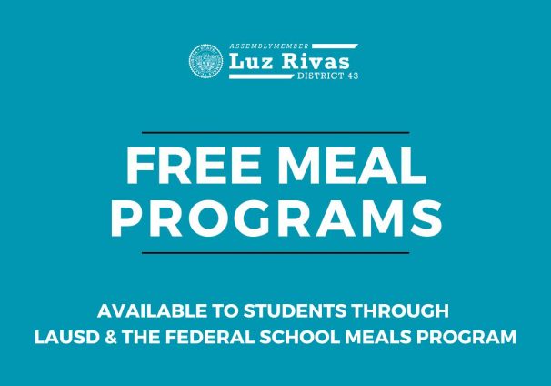 Several Free Meal Programs available to Children