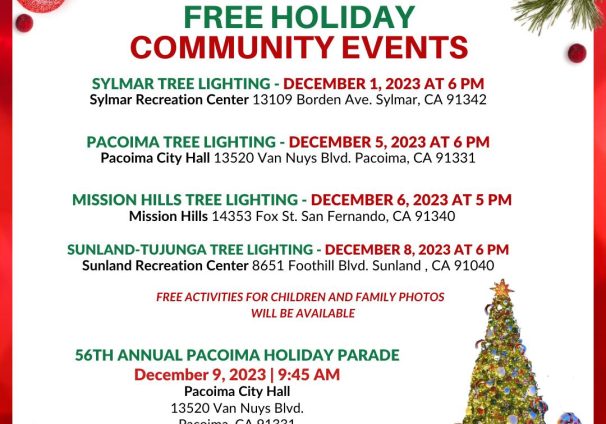 2023 Holiday Community Events Calendar