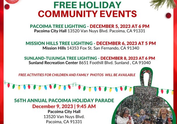 FREE Holiday Community Events throughout the District